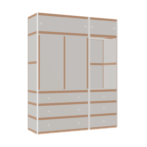 [f164253] Furniture (206x162x52 cm)