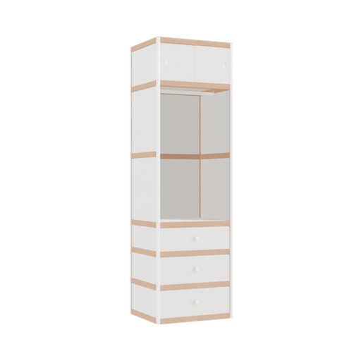 [400530049] Wardrobe (206x62x52 cm)