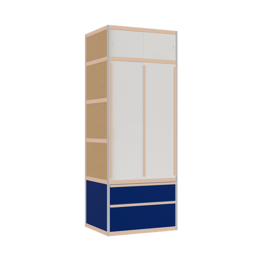 [400530077] Wardrobe (209x80x62 cm)