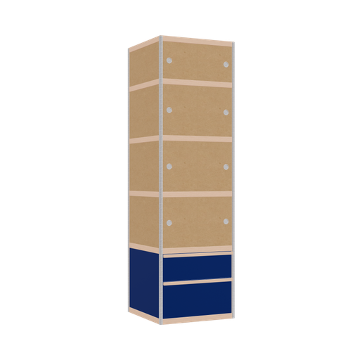 [400530080] Armoire (209x62x62 cm)