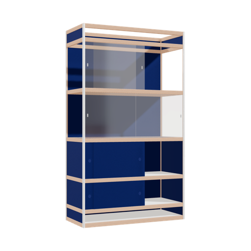 [400530169] Display cabinet (206x120x52 cm)