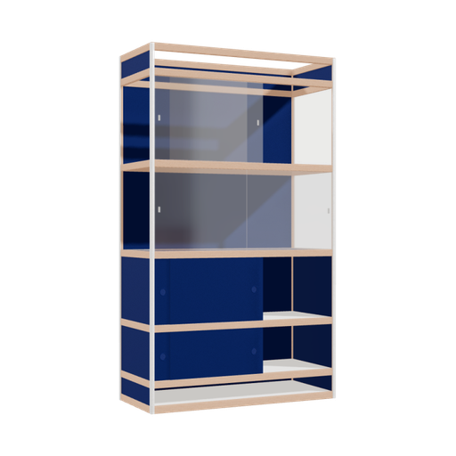 [400530170] Display cabinet (206x120x52 cm)