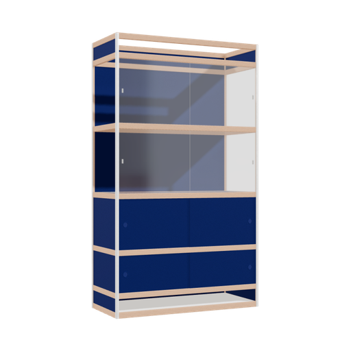 [400530171] Vitrine (206x120x52 cm)