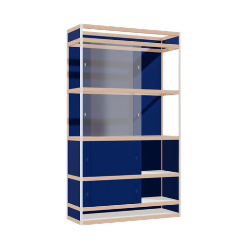 [400530178] Display cabinet (206x120x42 cm)