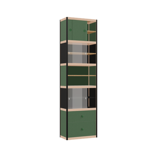 [400530191] Display cabinet (219x62x32 cm)
