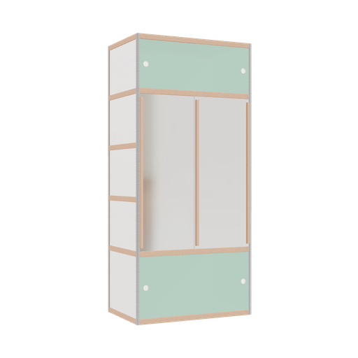 [400530209] Wardrobe (219x100x62 cm)