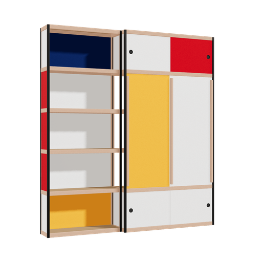 [f164344] Meubles (209x190x32 cm)