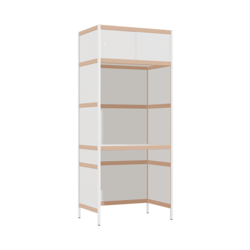 [400480607] Geïntegreerd bureau (186.5x80x52 cm)