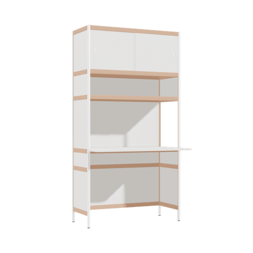 [400530312] Cantilevered desk (189.5x100x63.6 cm)