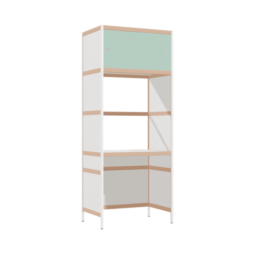 [400530323] Integrated desk (196.5x80x52 cm)