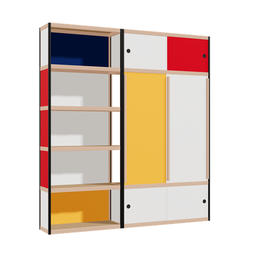 [f164382] Furniture (209x190x32 cm)