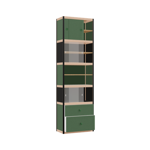 [400530381] Vitrine (209x62x32 cm)