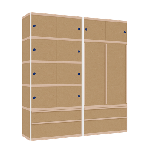 [f164400] Furniture (219x200x52 cm)