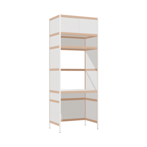 [400530485] Bureau intégré (210.5x80x52 cm)