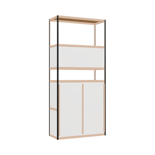[400530543] Armoire (222x100x42 cm)