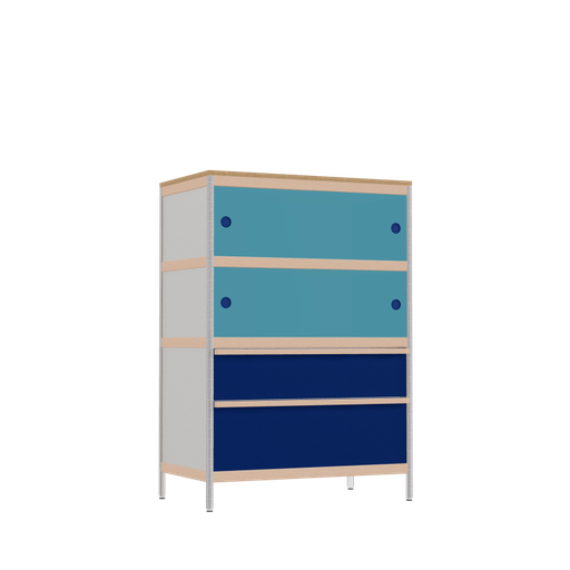 [400530583] Armoire (129.8x90x52 cm)