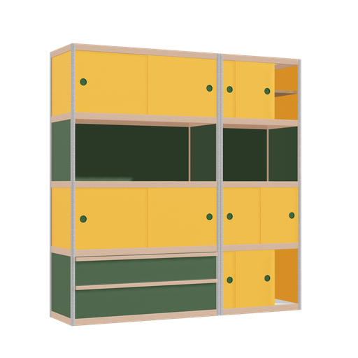 [f164486] Furniture (168x162x42 cm)