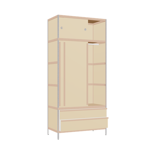 [400530611] Penderie (220x100x52 cm)