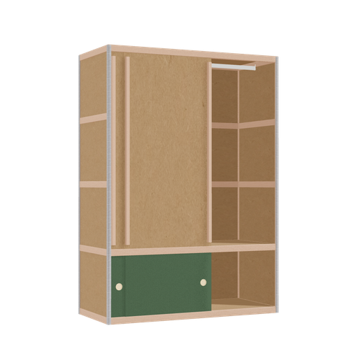 [400530623] Kleerkast (168x120x52 cm)