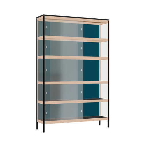[400530624] Display cabinet (183.8x120x32 cm)