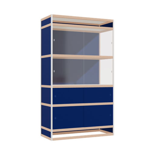 [400530629] Vitrine (206x120x52 cm)