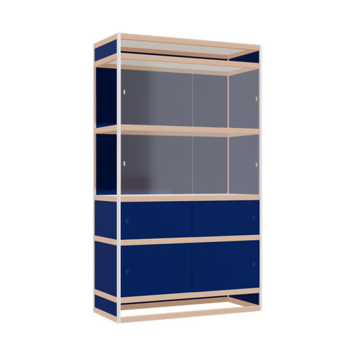 [400530631] Vitrine (206x120x52 cm)