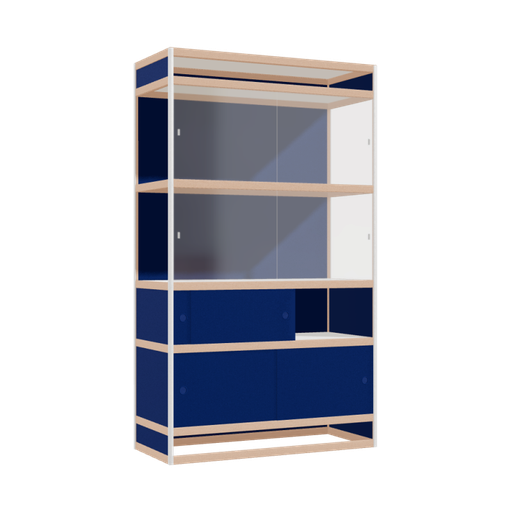 [400530639] Vitrine (206x120x52 cm)