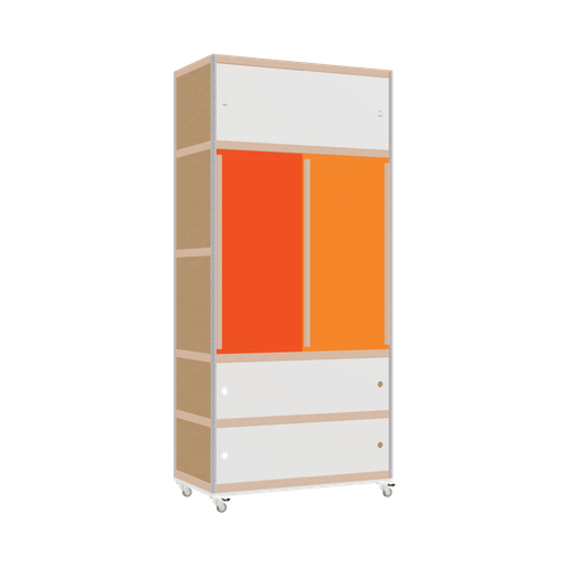 [400530669] Wardrobe (218x100x52 cm)