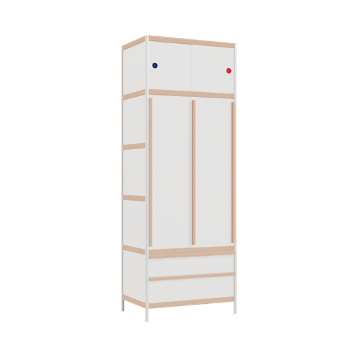 [400530683] Kleerkast (219x80x52 cm)