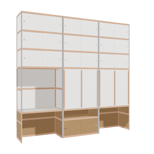 [f164531] Furniture (294x300x52 cm)