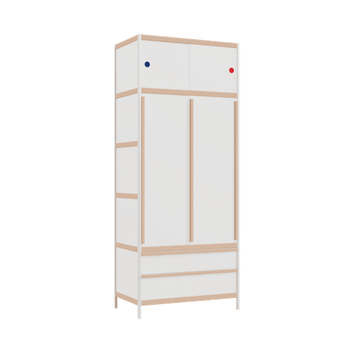 [400530750] Kleerkast (219x90x52 cm)