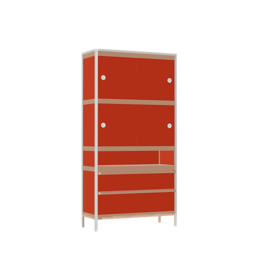 [400530824] Armoire (156.3x80x32 cm)