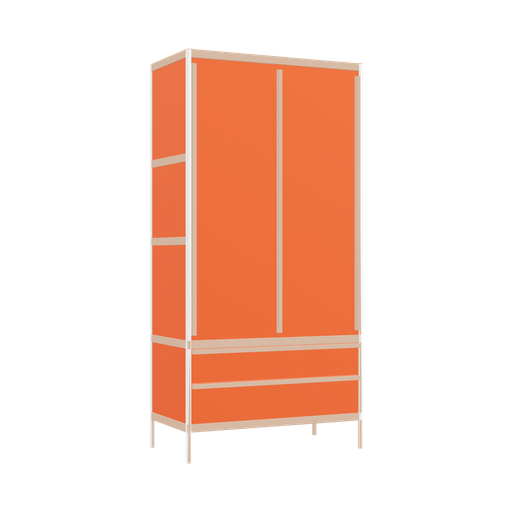 [400495458] Wardrobe (203x100x52 cm)