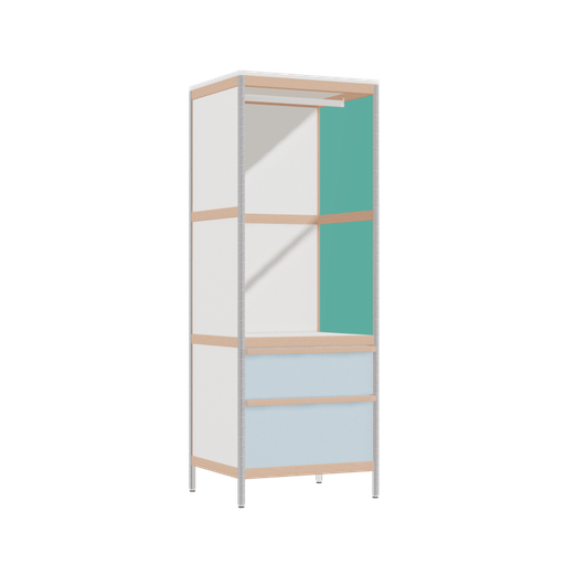 [400530952] Kleerkast (169.8x62x52 cm)