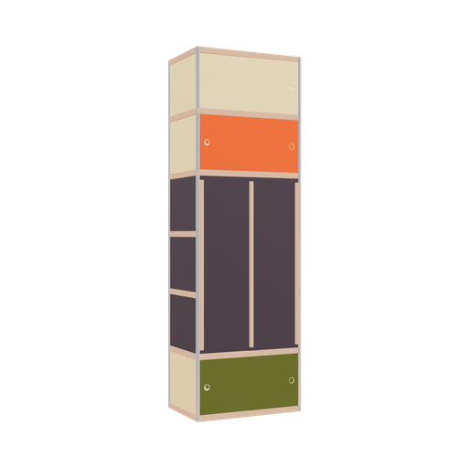 [400530966] Kleerkast (250x80x52 cm)