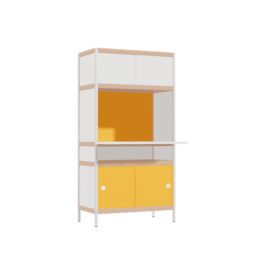 [400531013] Bureau débordant (155.5x80x63.6 cm)