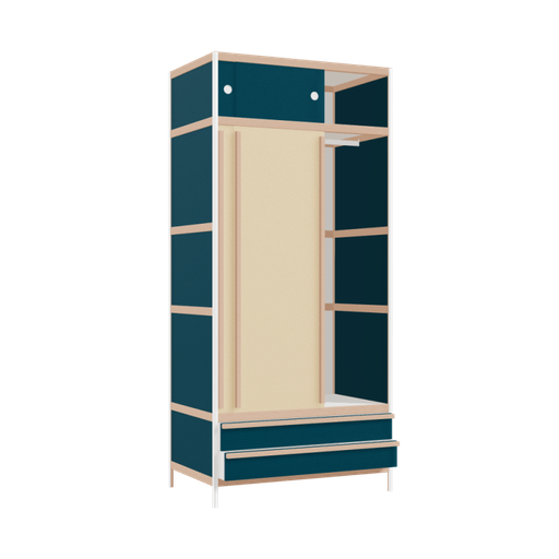 [400531059] Kleerkast (219x100x62 cm)