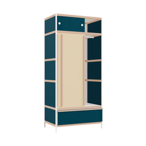 [400531060] Kleerkast (219x100x62 cm)