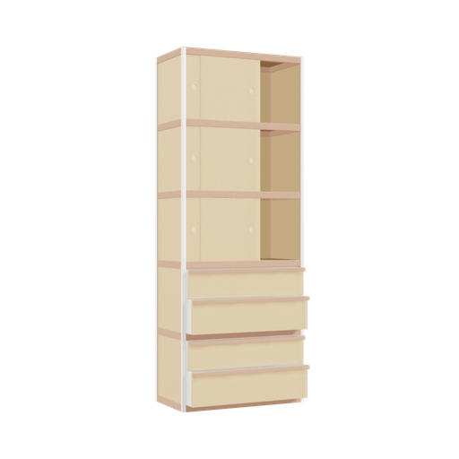 [400531181] Armoire (209x80x42 cm)