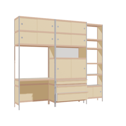 [f164720] Furniture (213x242x42 cm)