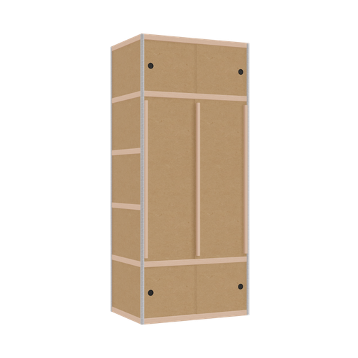 [67243935] Kleerkast (209x90x62 cm)