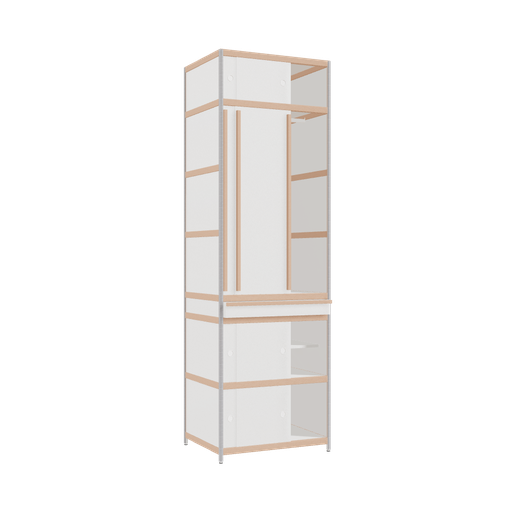 [400531327] Kleerkast (259x80x62 cm)