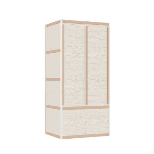 [400531422] Kleerkast (168x80x62 cm)