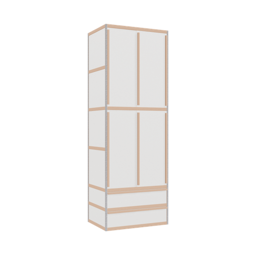 [400531516] Kleerkast (256x90x62 cm)