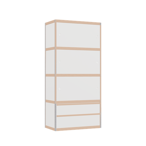 [400420709] Armoire (168x80x42 cm)