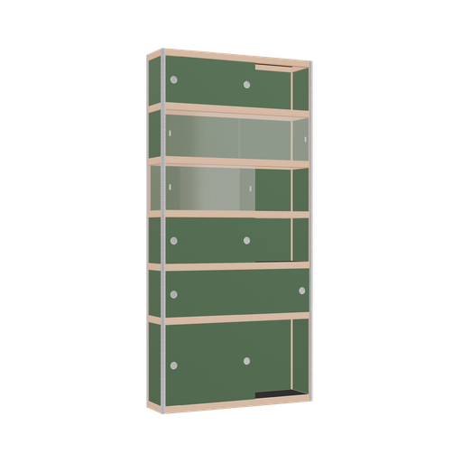 [400531639] Vitrine (210x100x25 cm)