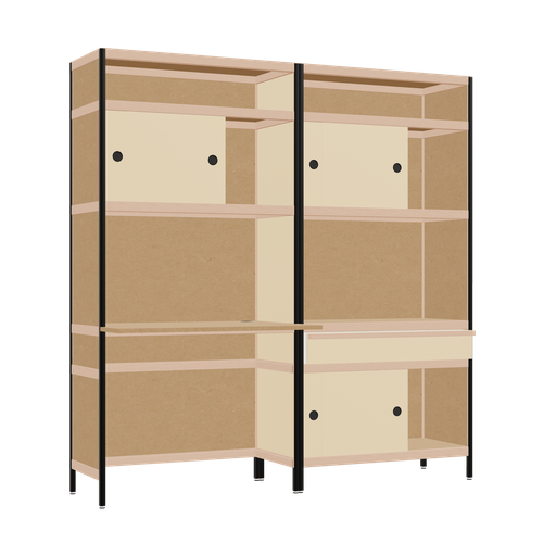 [f164837] Furniture (186.5x180x63.6 cm)