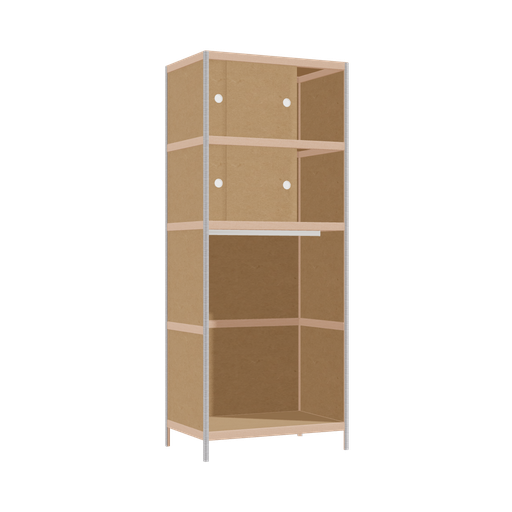 [400531664] Kleerkast (198x80x52 cm)