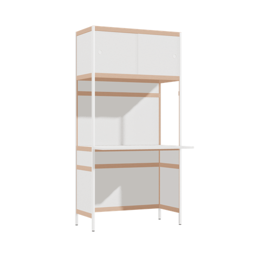 [400531712] Bureau débordant (179.5x90x63.6 cm)