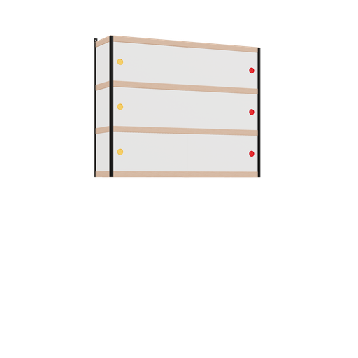 [400531860] Meuble suspendu (97x120x32 cm)